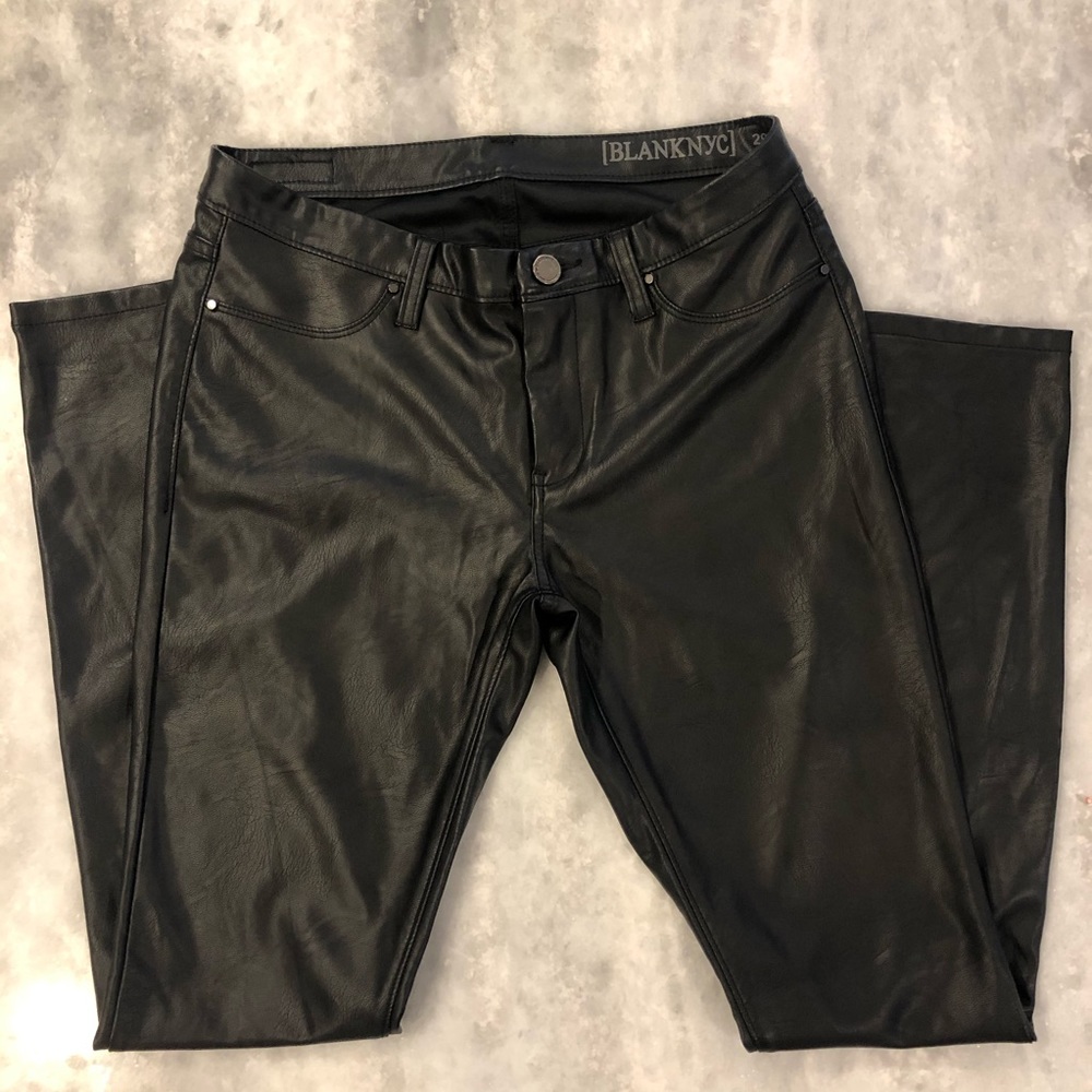 BlankNYC Vegan leather skinny pant size 29